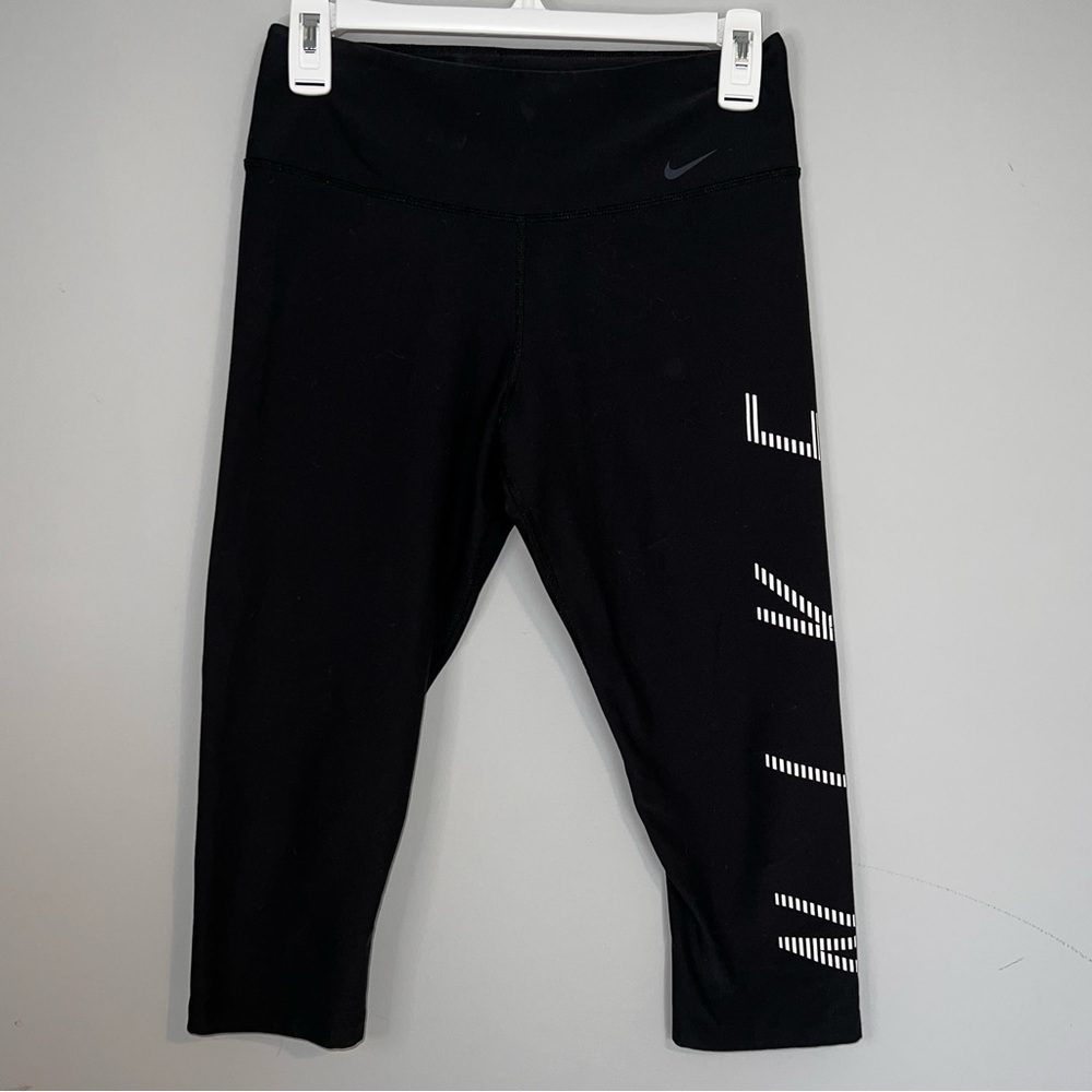 Nike Black and White Athletic Leggings